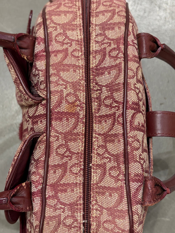 2003 Christian Dior Oblique monogram bowling bag