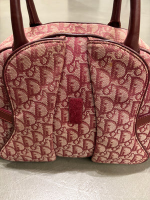 2003 Christian Dior Oblique monogram bowling bag