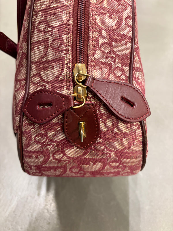 2003 Christian Dior Oblique monogram bowling bag