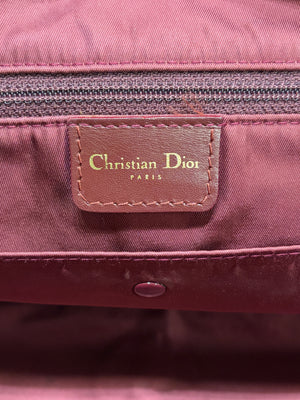 2003 Christian Dior Oblique monogram bowling bag