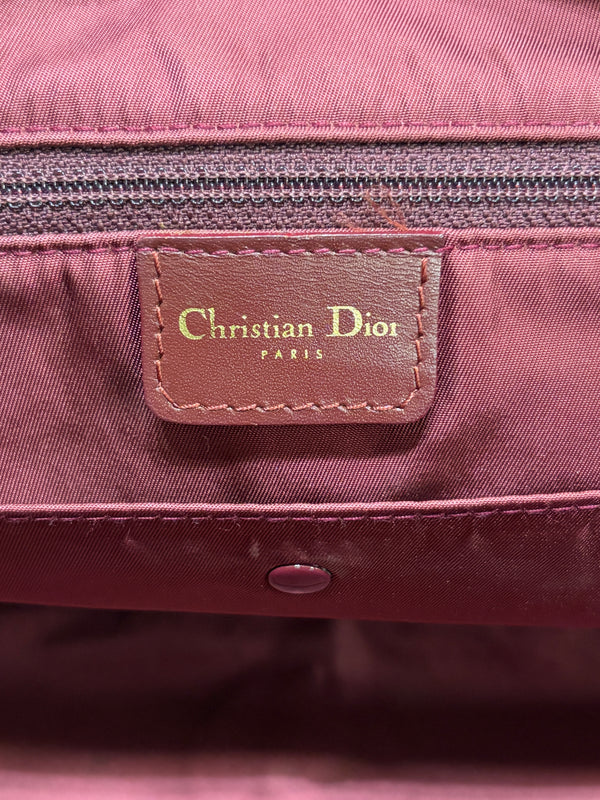 2003 Christian Dior Oblique monogram bowling bag