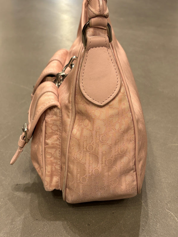 2000s Christian Dior by John Galliano Oblique Monogram shoulder bag