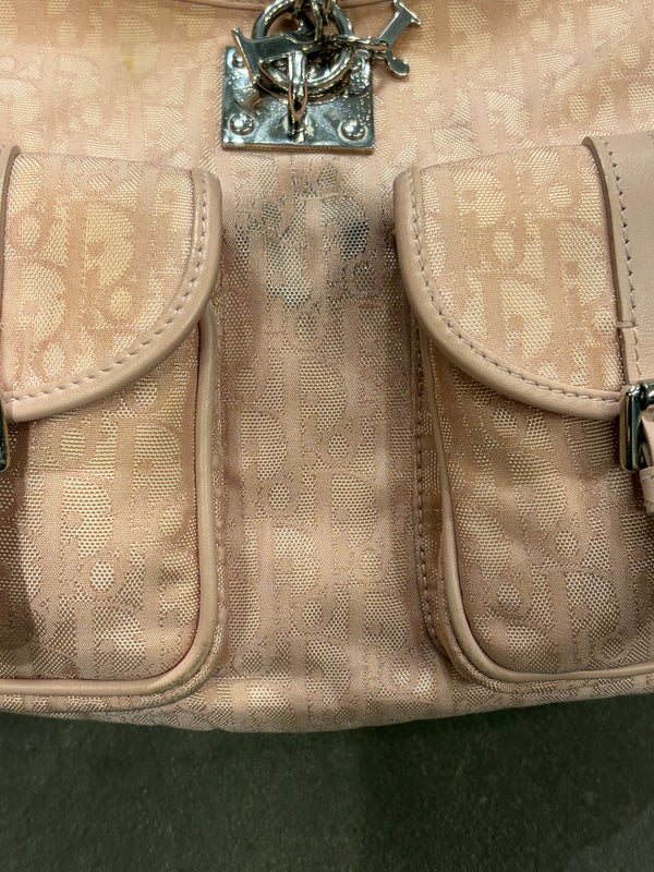 2000s Christian Dior by John Galliano Oblique Monogram shoulder bag