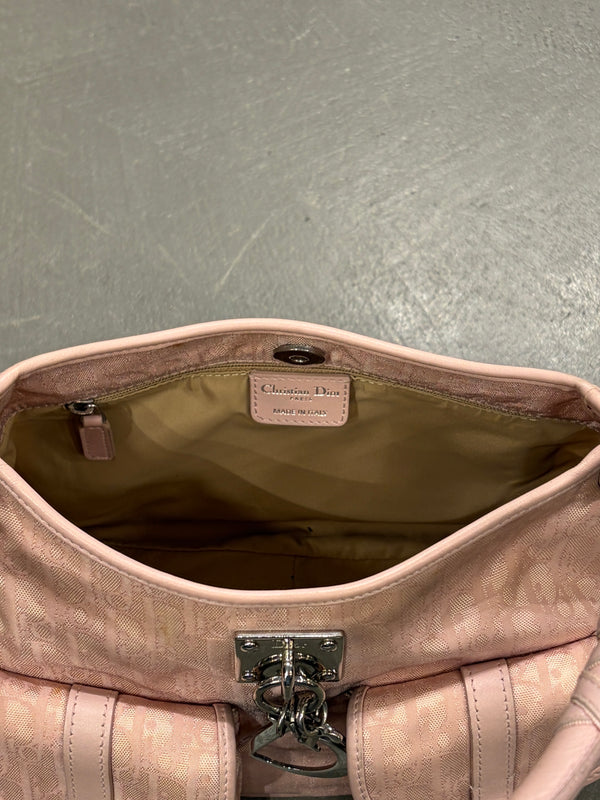 2000s Christian Dior by John Galliano Oblique Monogram shoulder bag