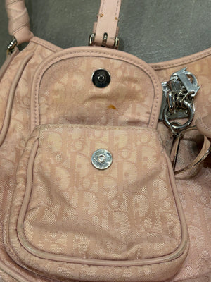 2000s Christian Dior by John Galliano Oblique Monogram shoulder bag