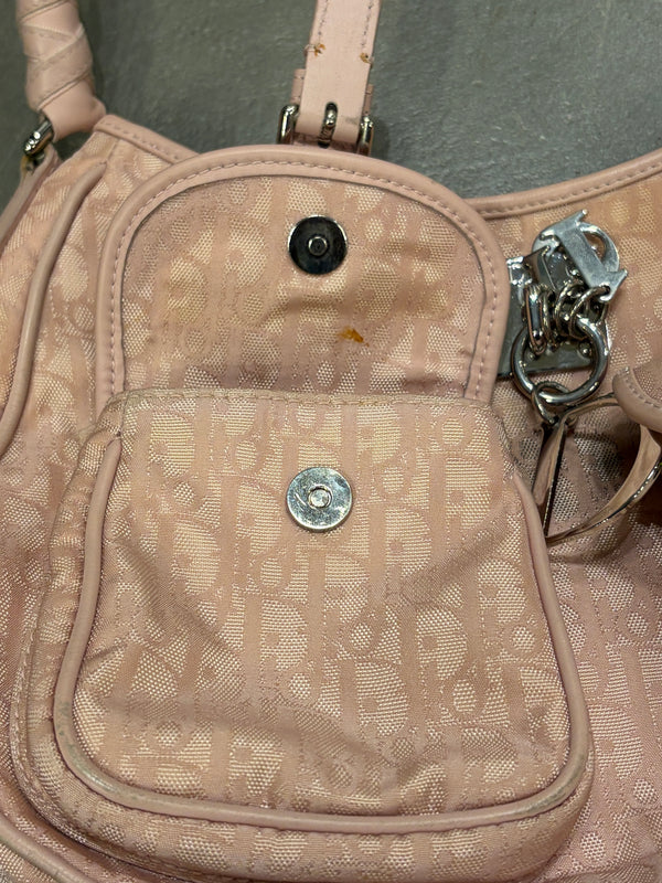 2000s Christian Dior by John Galliano Oblique Monogram shoulder bag