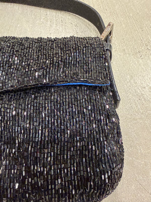 F/W 2000 Fendi limited edition embossed hand-beaded Baguette bag