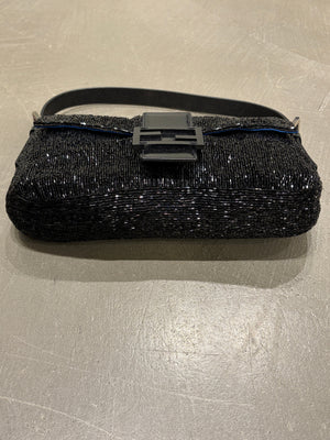 F/W 2000 Fendi limited edition embossed hand-beaded Baguette bag