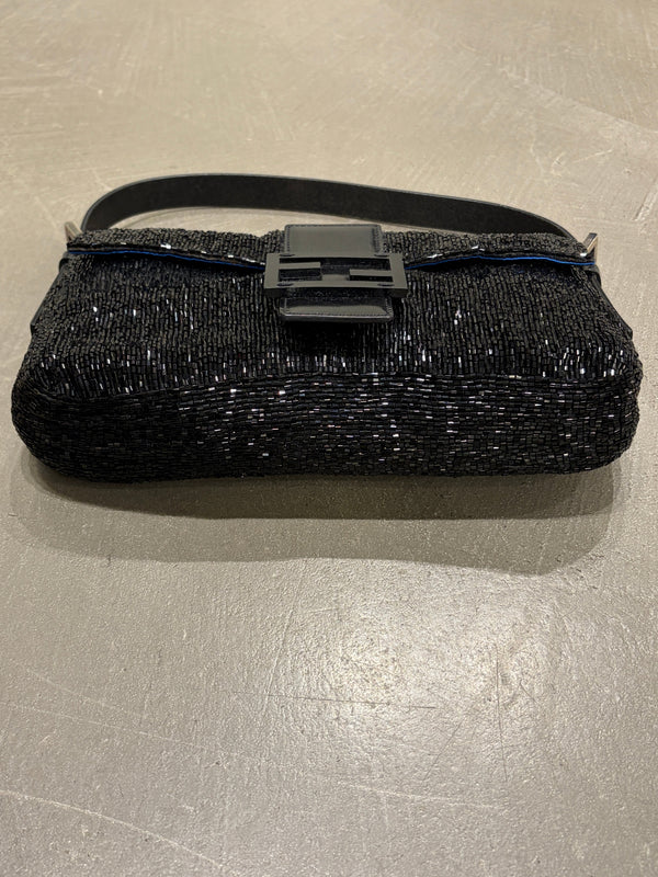 F/W 2000 Fendi limited edition embossed hand-beaded Baguette bag