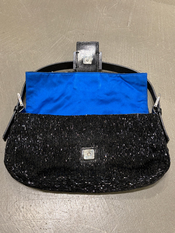 F/W 2000 Fendi limited edition embossed hand-beaded Baguette bag
