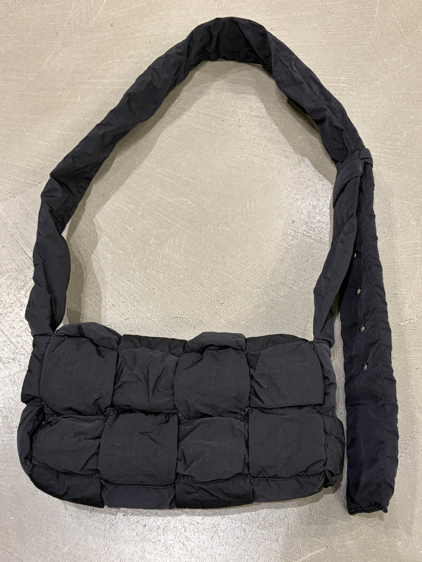 2010s Bottega Veneta padded nylon Cassette bag