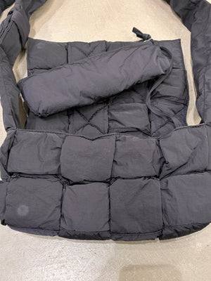 2010s Bottega Veneta padded nylon Cassette bag