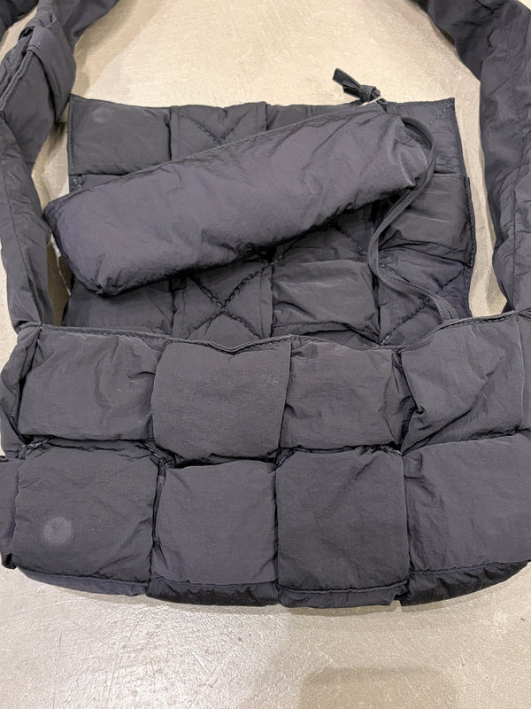 2010s Bottega Veneta padded nylon Cassette bag