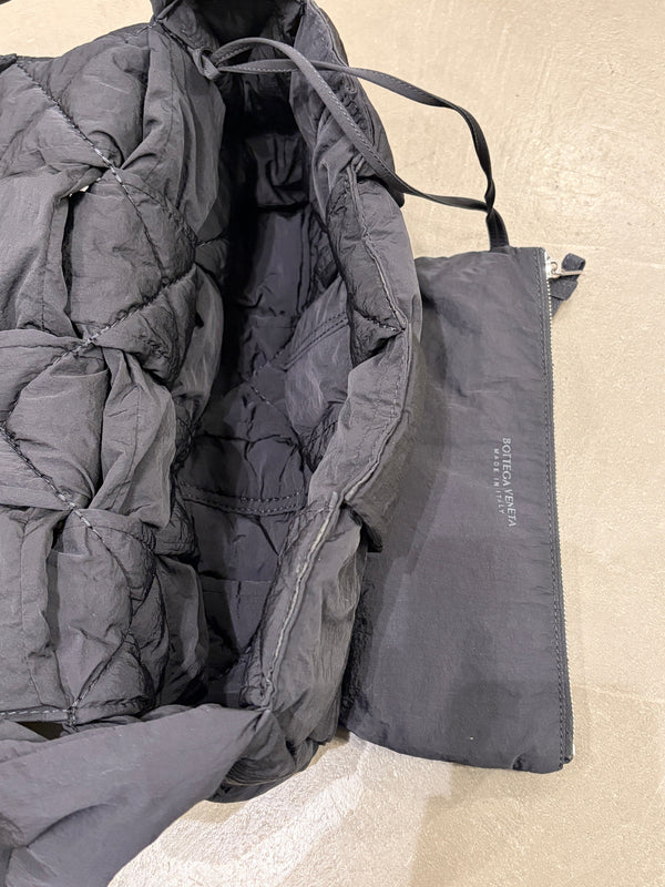 2010s Bottega Veneta padded nylon Cassette bag