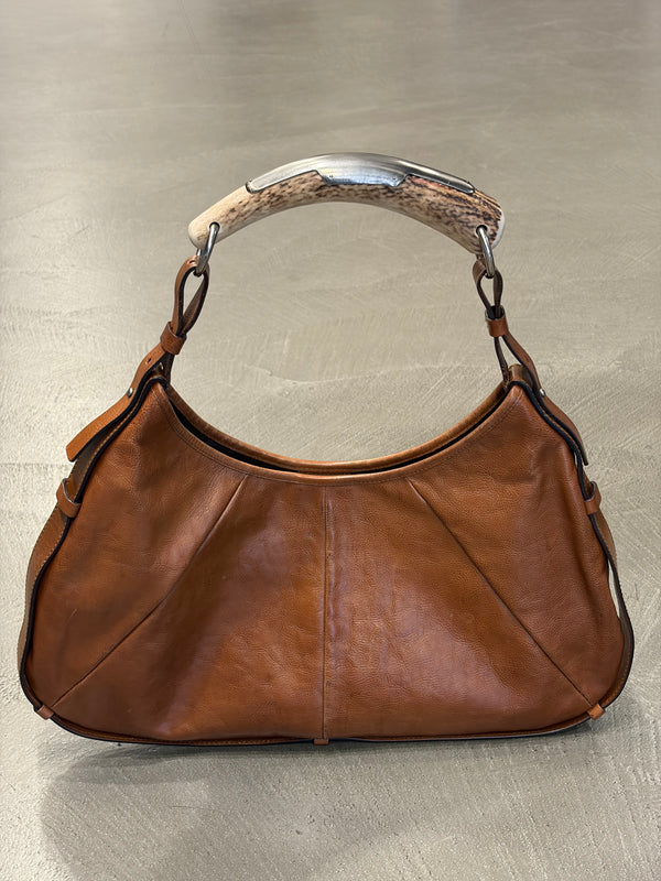 2002 Yves Saint Laurent Mombasa leather bag