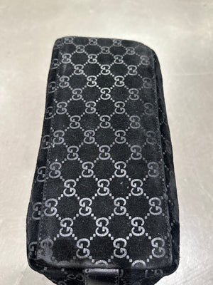 F/W1997 Gucci by Tom Ford monogram suede hobo bag