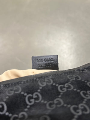 F/W1997 Gucci by Tom Ford monogram suede hobo bag