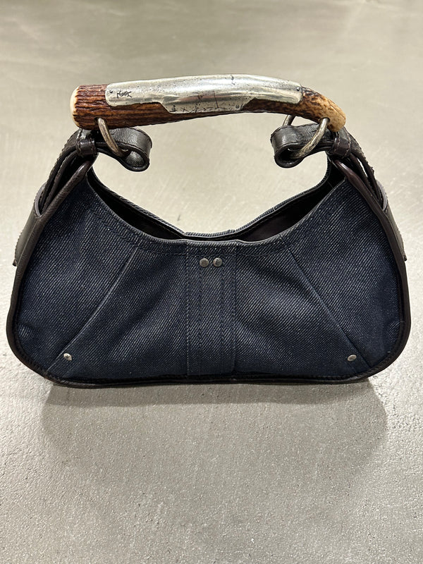 2002 Yves Saint Laurent by Tom Ford Mombasa denim bag