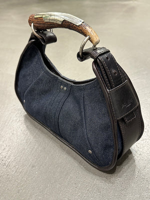 2002 Yves Saint Laurent by Tom Ford Mombasa denim bag