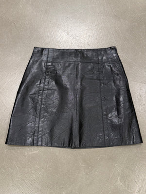 2000s Roberto Cavalli leather skirt