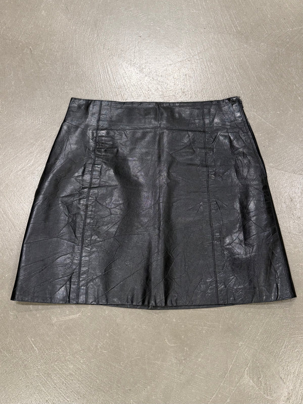 2000s Roberto Cavalli leather skirt