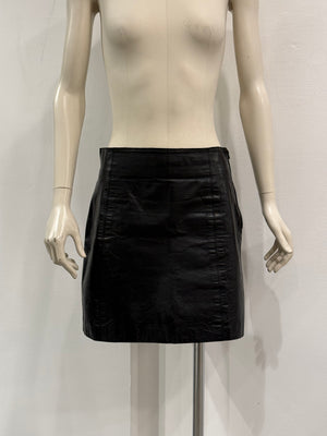 2000s Roberto Cavalli leather skirt