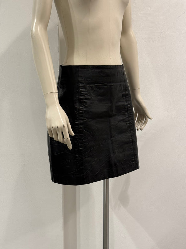 2000s Roberto Cavalli leather skirt