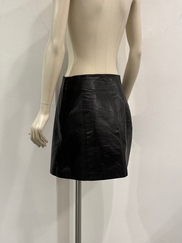 2000s Roberto Cavalli leather skirt