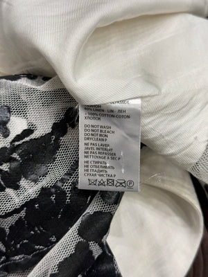 S/S2014 Ann Demeulemeester back floral mesh vest