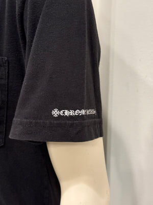 Chrome Hearts neck letters logo t-shirt