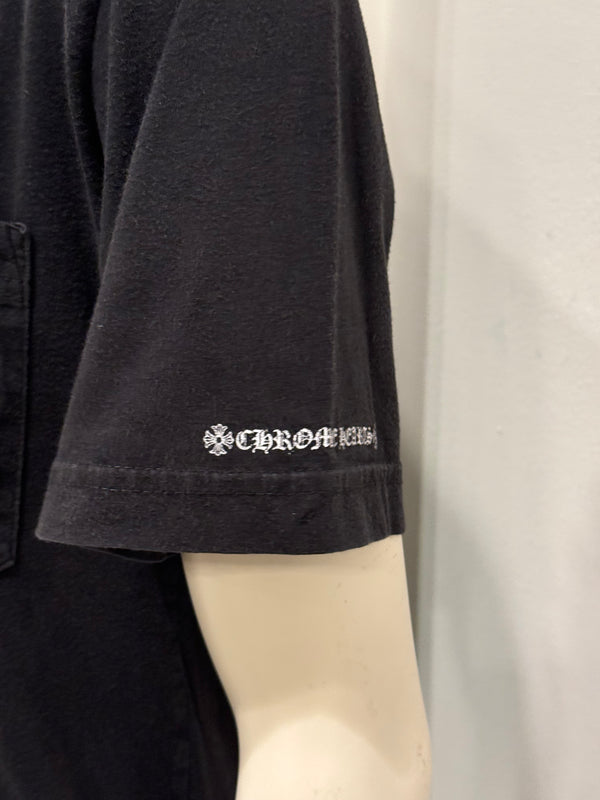 Chrome Hearts neck letters logo t-shirt