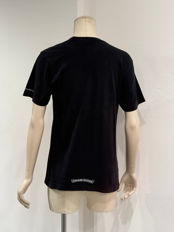 Chrome Hearts neck letters logo t-shirt