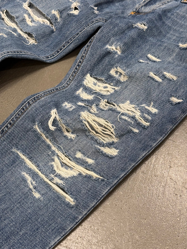 S/S2005 Dolce & Gabbana “crash” distressed jeans