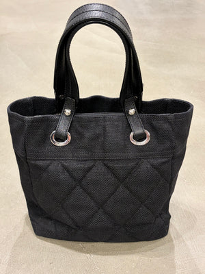 2008 Chanel by Karl Lagerfeld coated canvas Paris-Biarritz tote bag
