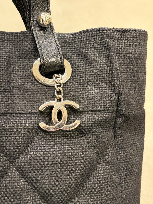 2008 Chanel by Karl Lagerfeld coated canvas Paris-Biarritz tote bag