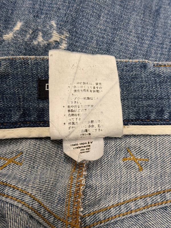 S/S2005 Dolce & Gabbana “crash” distressed jeans