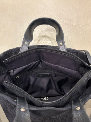 2008 Chanel by Karl Lagerfeld coated canvas Paris-Biarritz tote bag