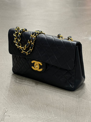 1994-1995 Chanel classic single flap maxi Jumbo bag