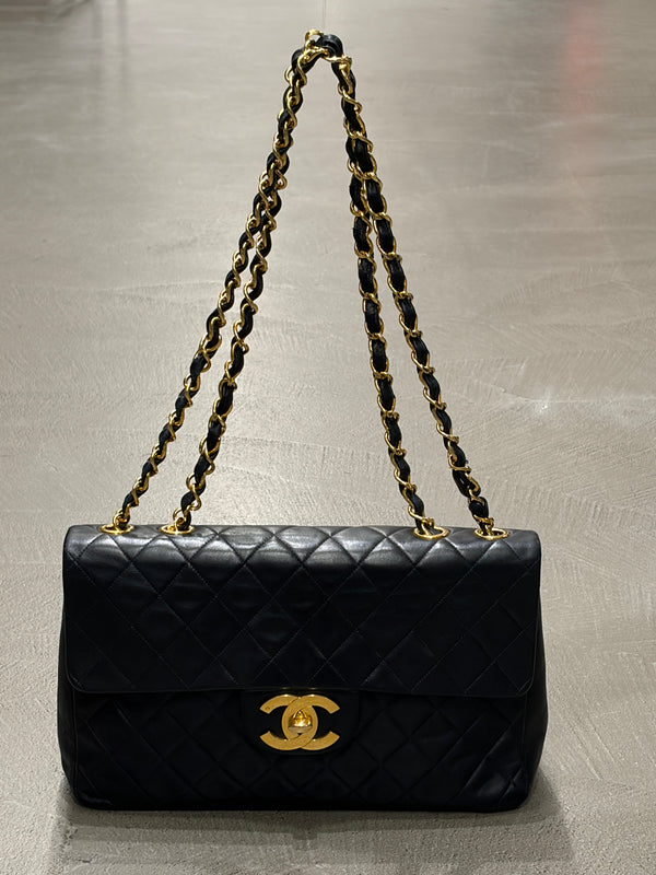 1994-1995 Chanel classic single flap maxi Jumbo bag