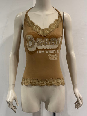 2000s Dolce & Gabbana “B-zaar” graphic tank top