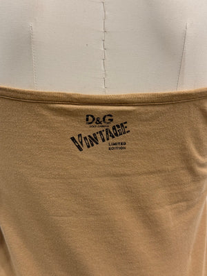 2000s Dolce & Gabbana “B-zaar” graphic tank top