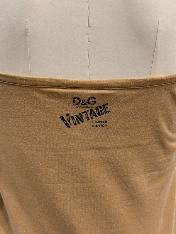 2000s Dolce & Gabbana “B-zaar” graphic tank top