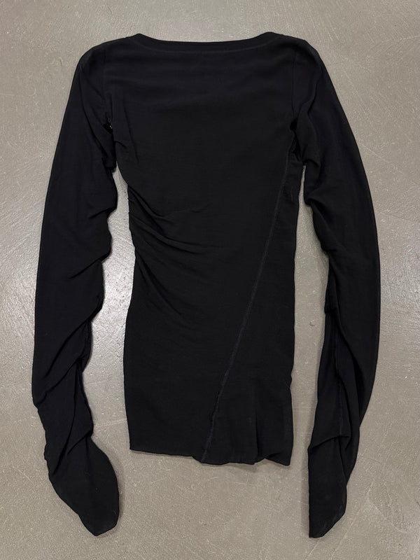 2000s Dolce & Gabbana long sleeve top with hooks