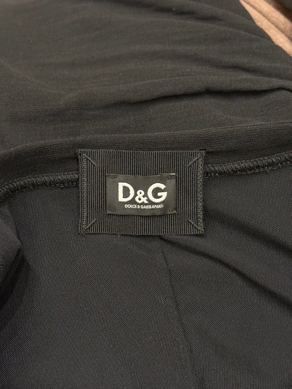 2000s Dolce & Gabbana long sleeve top with hooks