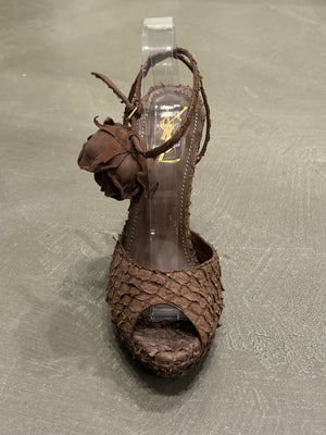 S/S2010 Yves Saint Laurent runway “Rose" Spiny heel sandals