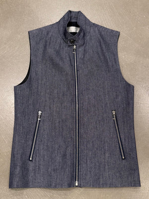 2000s Dior by KVA cotton zip-up vest