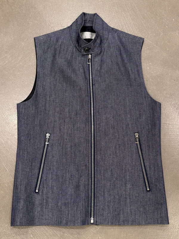 2000s Dior by KVA cotton zip-up vest