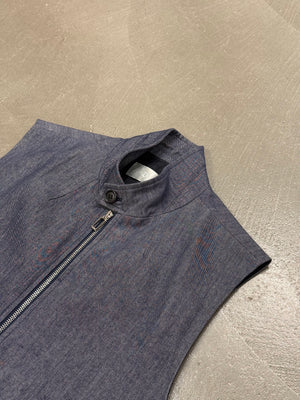 2000s Dior by KVA cotton zip-up vest