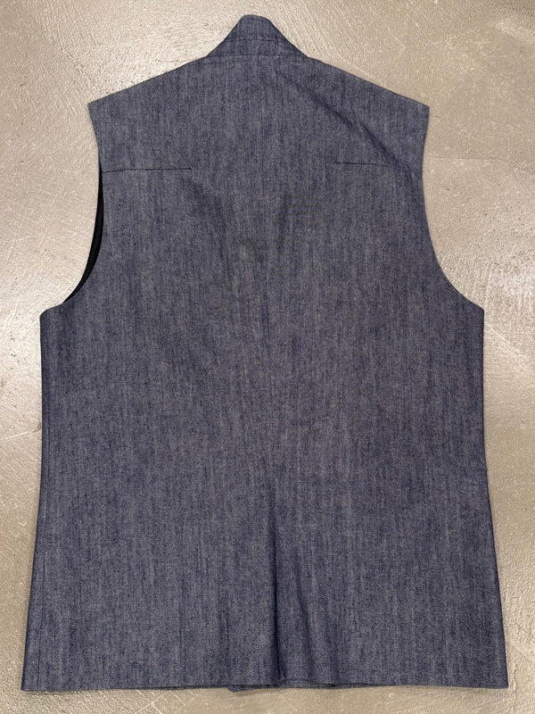 2000s Dior by KVA cotton zip-up vest