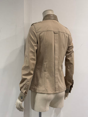 2005 Dolce & Gabbana python details safari jacket